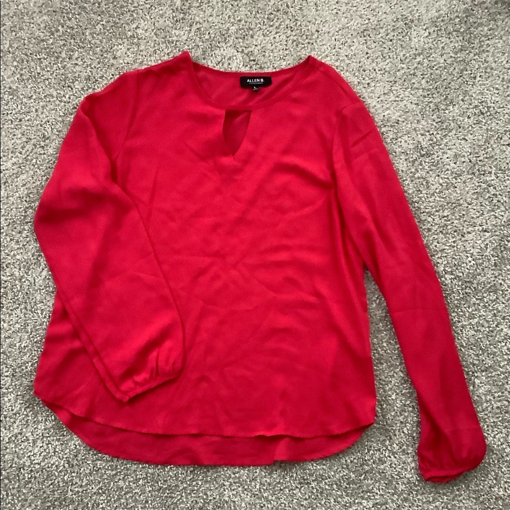 Allen B. Red blouse